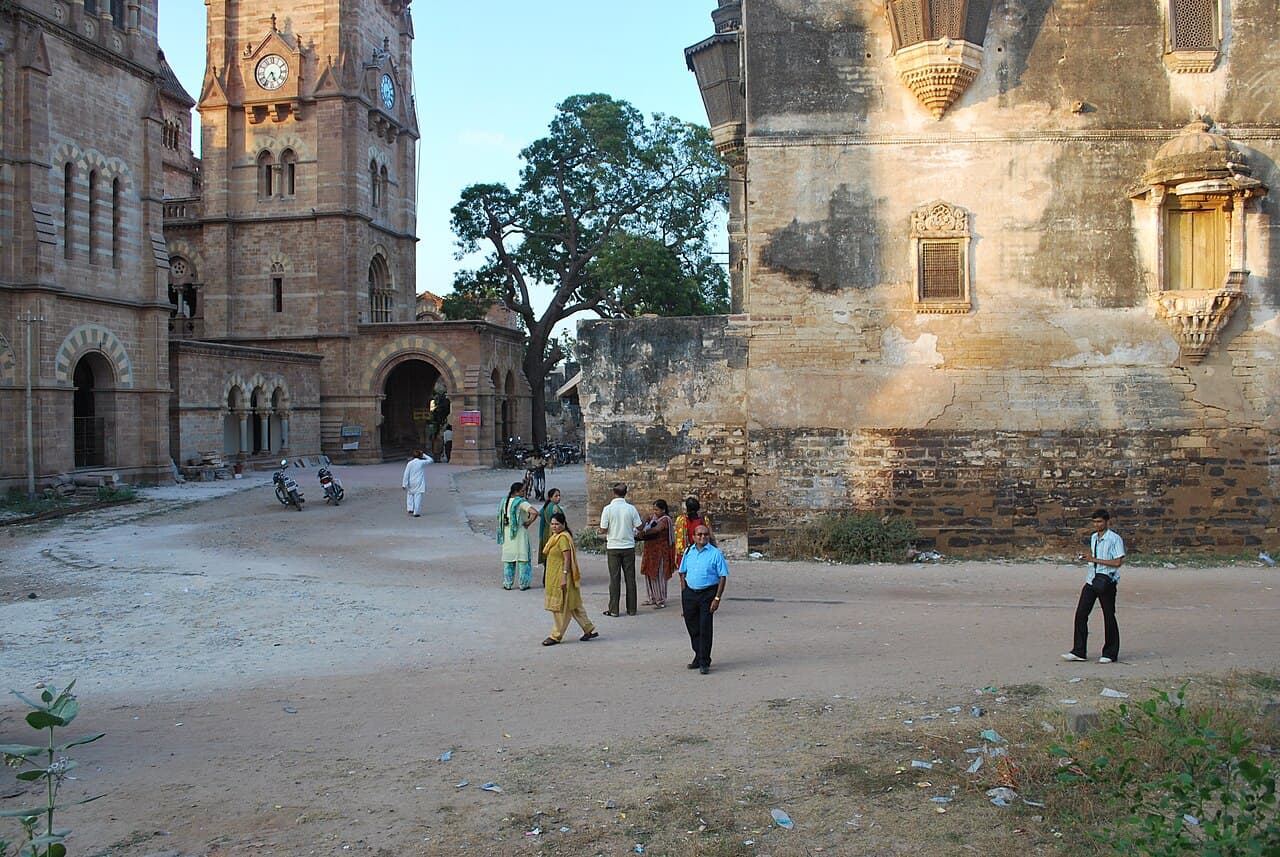Le palais Prag Mahal, à Bhuj