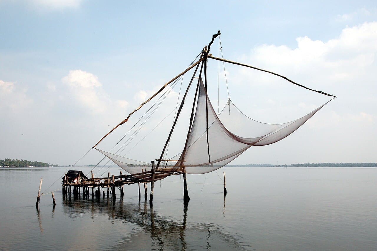 Les filets de pêche du front de mer de Kochi