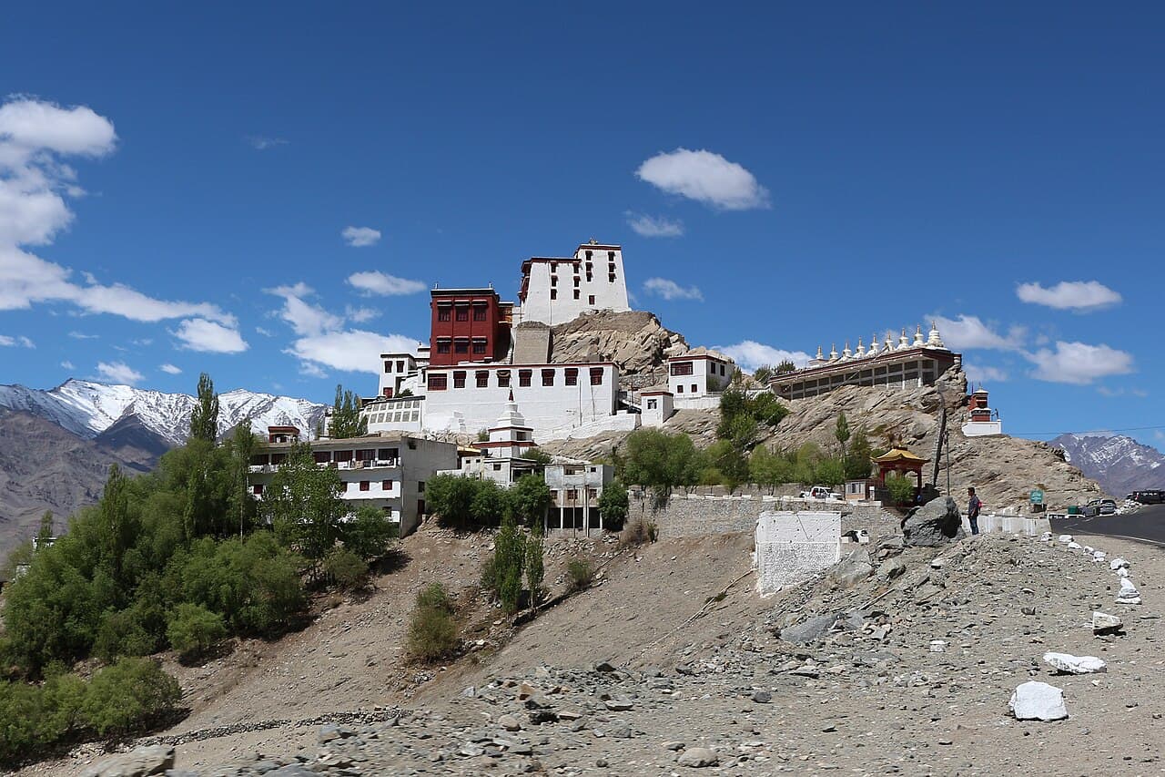 Le monastère de Thiksey, dans la vallée de l’Indus au Ladakh